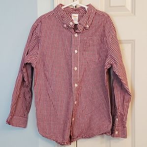 Boys Plaid Dress Shirt Size 7/8